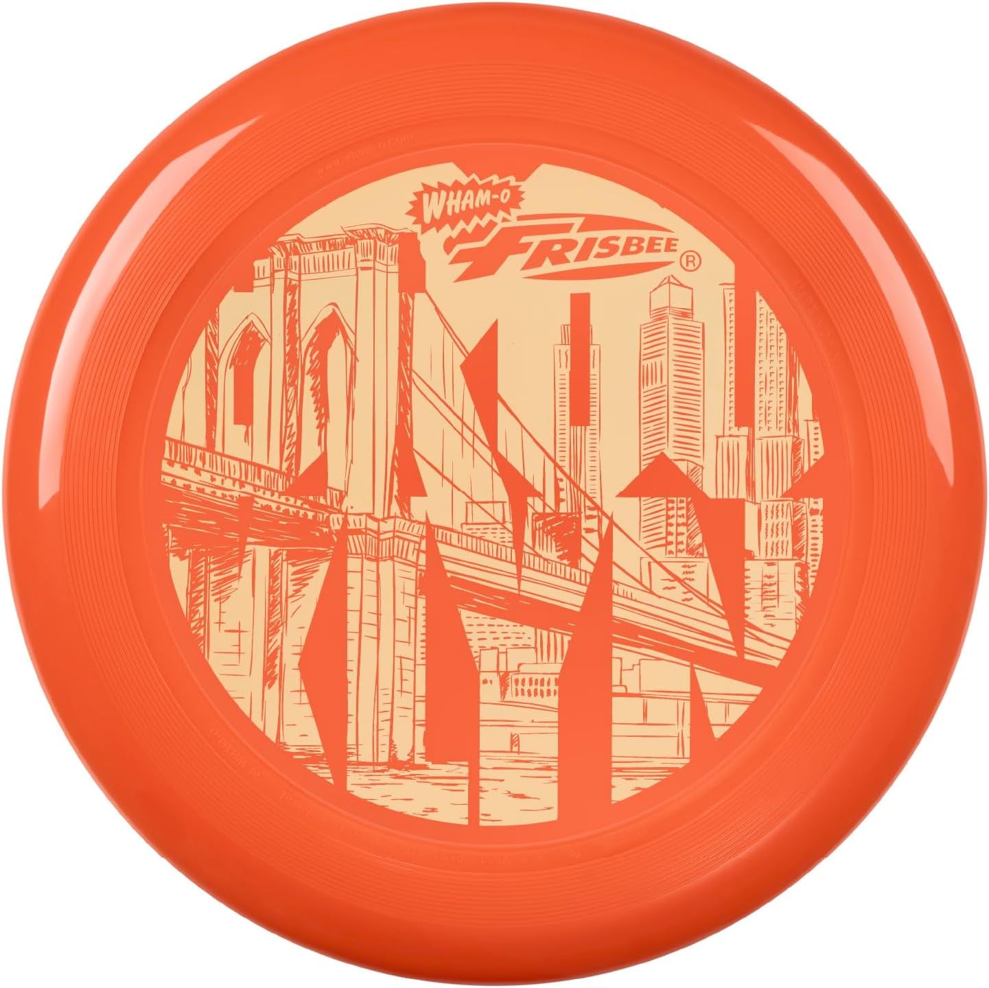 Frisbee Cool Flyer Flying Disc, 9.95 Inch Sports Disc Lightweight Durable for Outdoor Beach Park Backyard Game - 130G