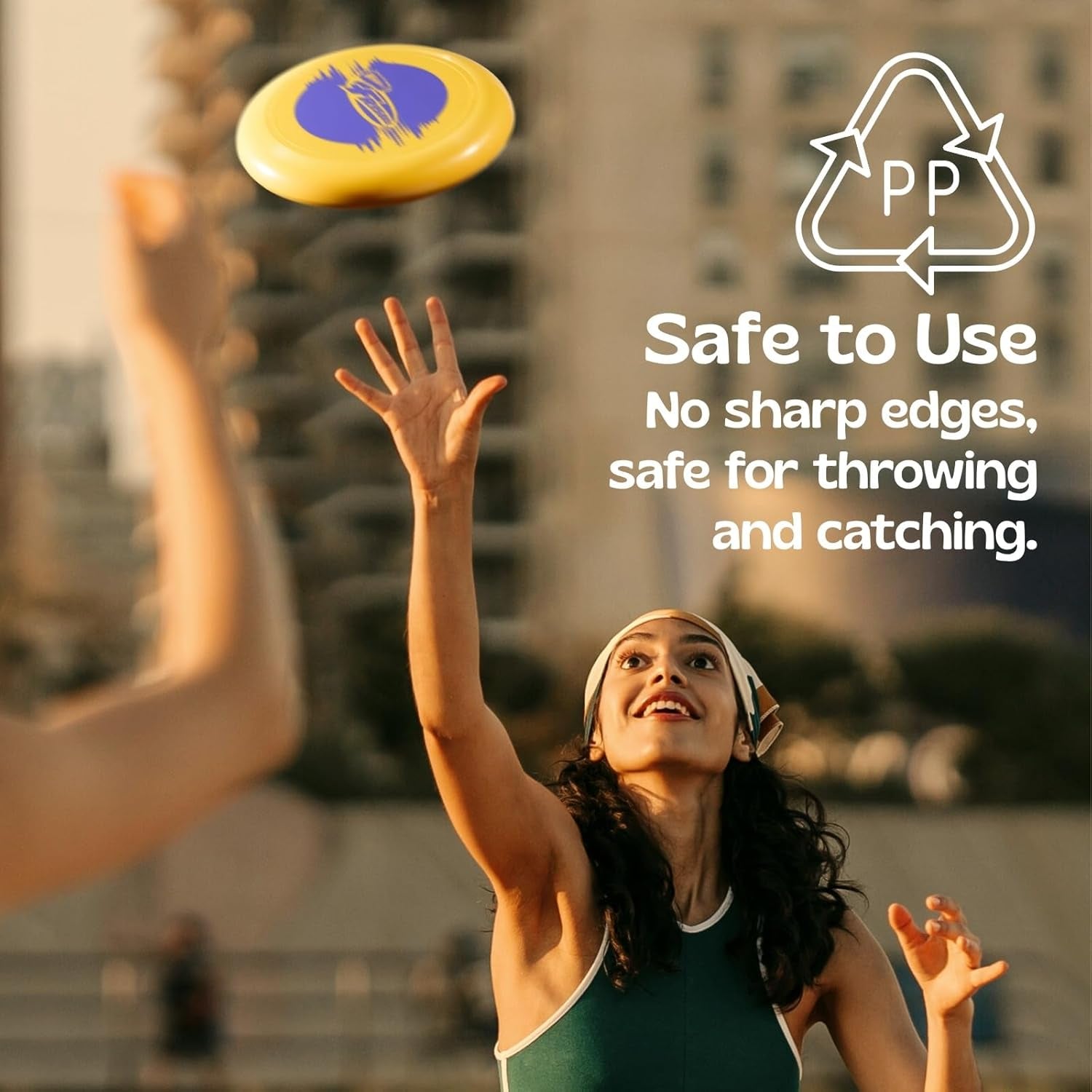 Frisbee Cool Flyer Flying Disc, 9.95 Inch Sports Disc Lightweight Durable for Outdoor Beach Park Backyard Game - 130G