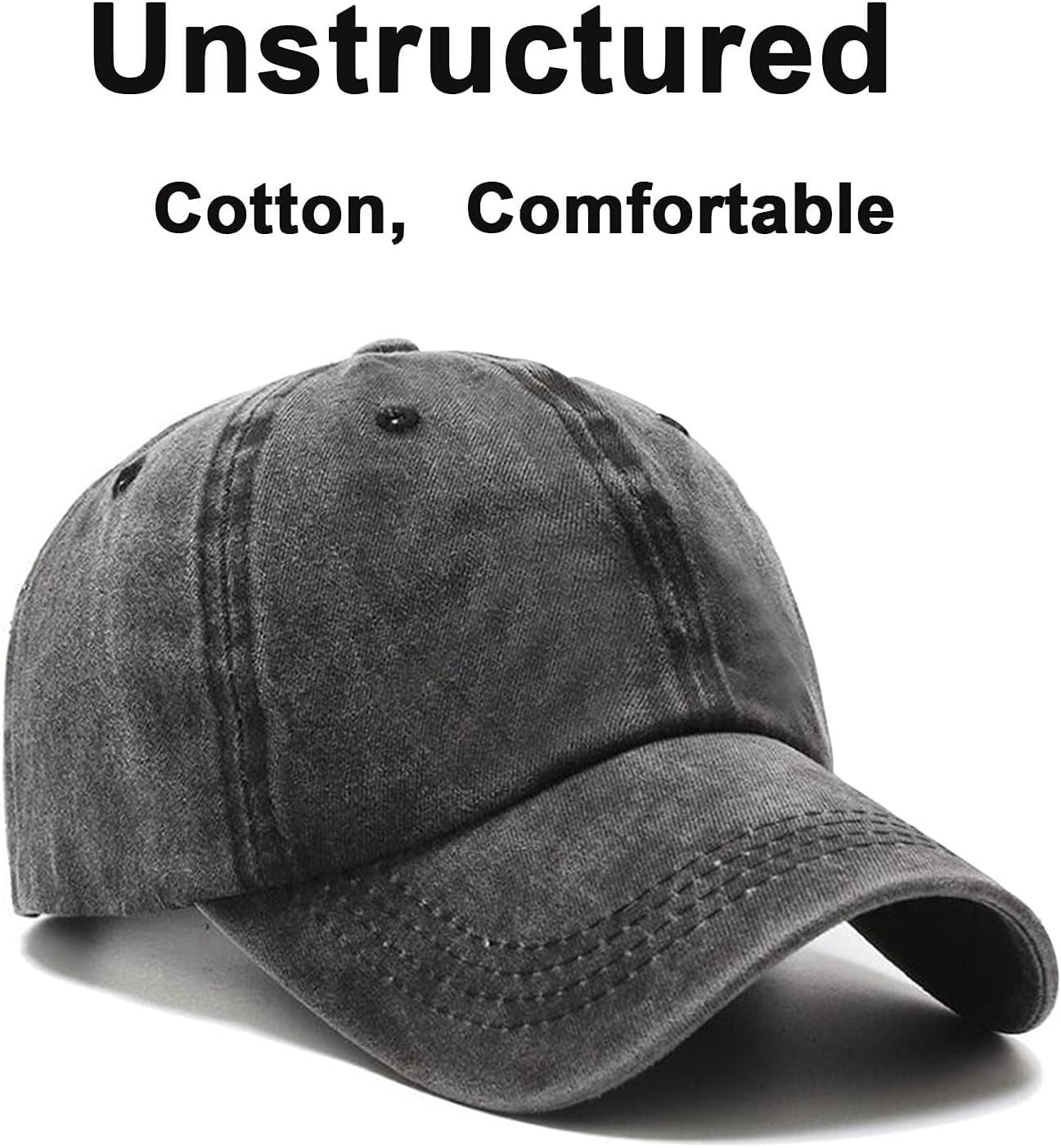 Baseball Cap Golf Dad Hat Adjustable Original Classic Low Profile Cotton Hat Unconstructed Plain Cap Men Women