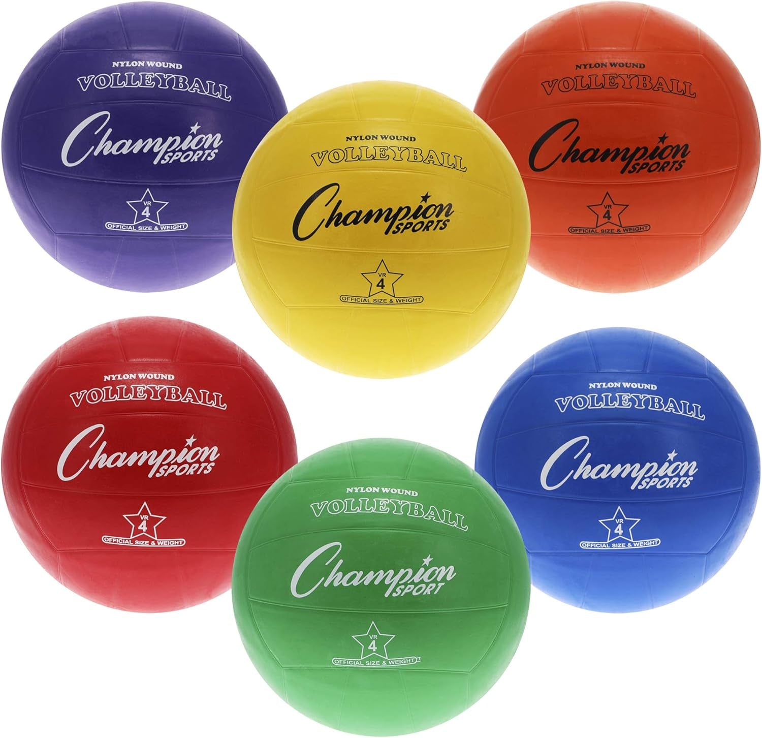 Rubber Volleyballs – Durable Official Size Balls for Game & Practice Use, Indoor/Outdoor Play
