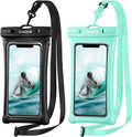 Experience Ultimate Protection with the Floatable IPX8 Waterproof Phone Case - 2 Pack for Smartphones Up to 7.0" - Perfect for Beach, Pool, and Adventure!