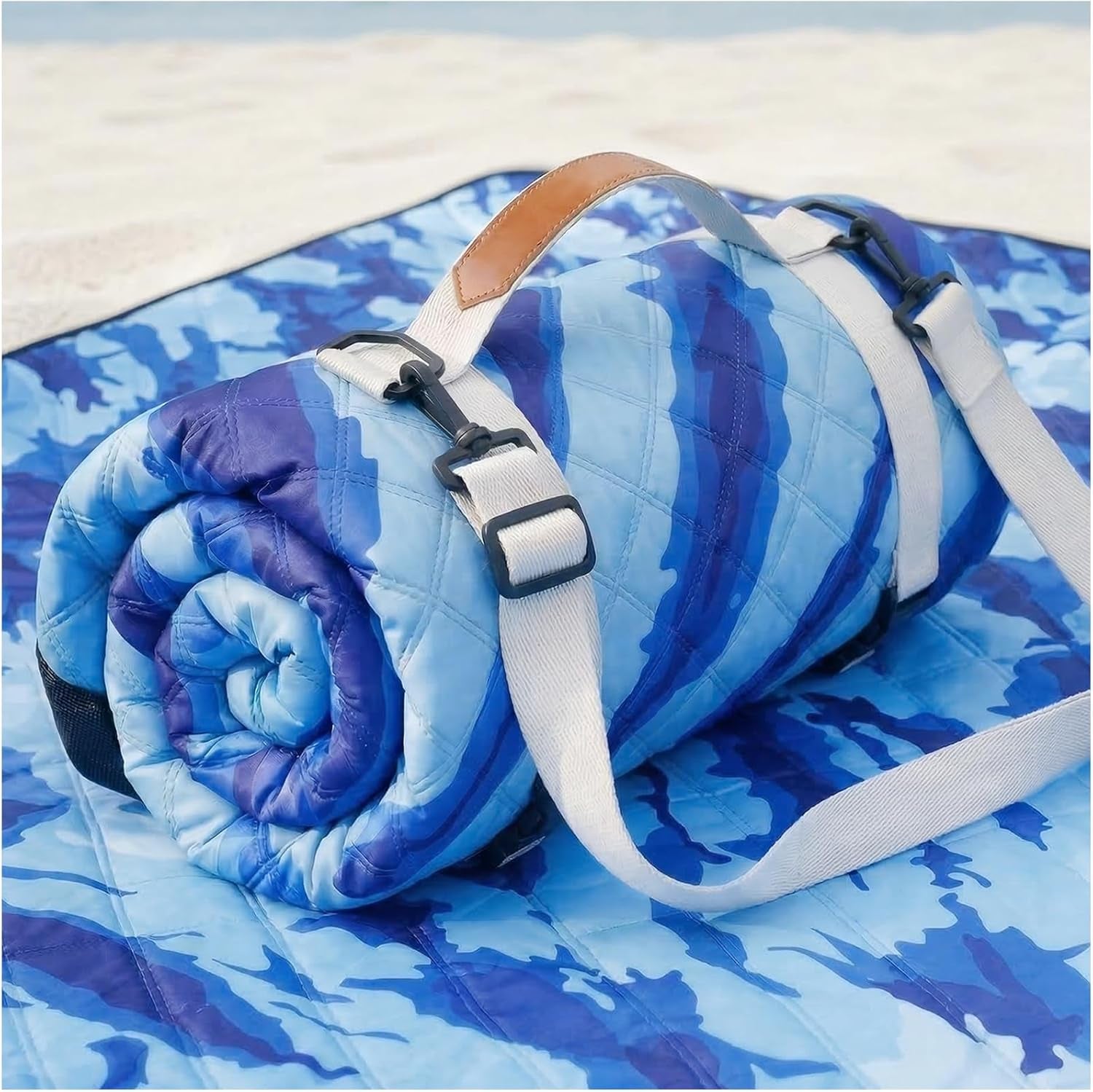 Waterproof Sandproof Beach Blanket Picnic Outdoor Mat Extra Large Foldable Sand Free Big Giant XL Car Essential Roadtrip Gadget Rv Accessories Gear Must Haves Hiking Items Necessities