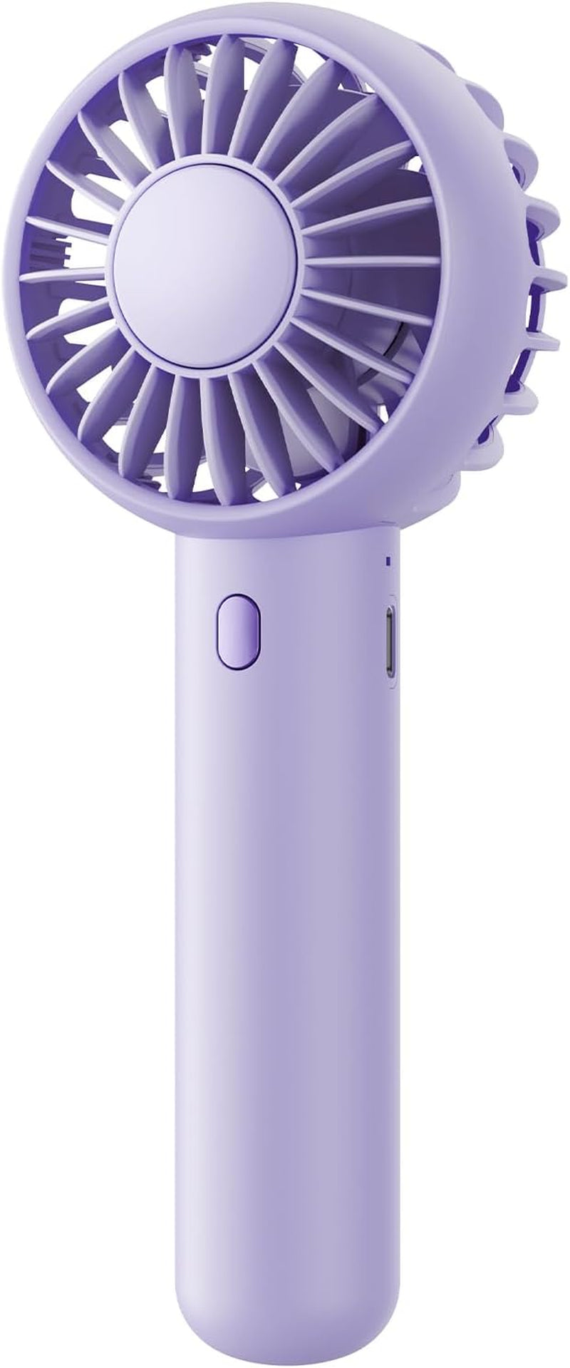 Mini Portable Fan, Small and Powerful, Cute Design 3 Speed Personal Handheld Fan and Desktop with Base, Lightweight USB Rechargeable for Travel Lash Makeup Girl Women Summer Gift Pink