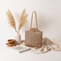 Hollow Out Straw Beach Bag Vacation Beach Bag Shoulder Bag