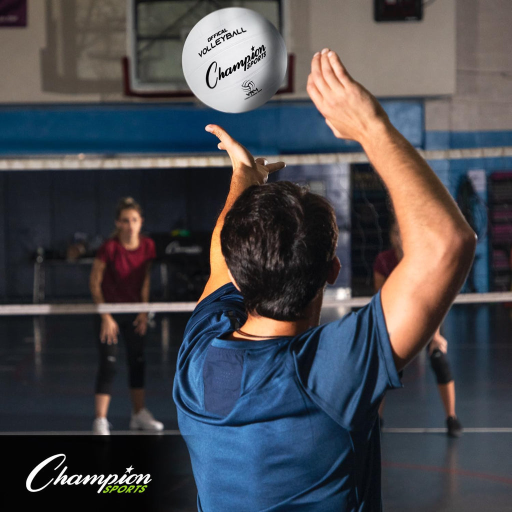 Rubber Volleyballs – Durable Official Size Balls for Game & Practice Use, Indoor/Outdoor Play